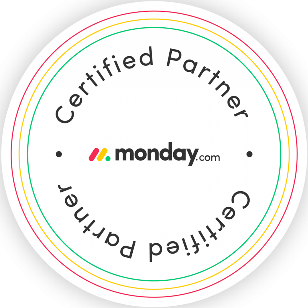 Monday.com Certified partner badge
